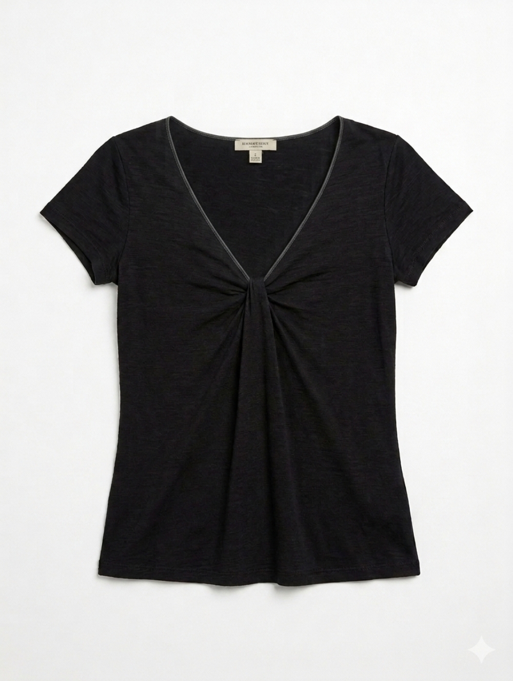 Vintage Burberry London Y2K Twist-Front Top